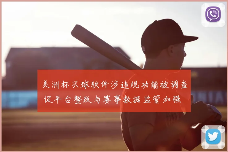 美洲杯买球软件涉违规功能被调查 促平台整改与赛事数据监管加强